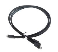 Gedourain Câble PCI E SFF 8611 8i TO 2xSFF 8611 4i Câble Actif de Données SAS 3.0 16 Gbit/s pour Périphériques Internes, Réseaux Haut Débit et Périphériques de Stockage Cloud