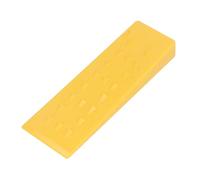 Gedourain Cale D'abattage en Plastique ABS Lisse et Dentelée de 10 Pouces, pour Fendre Le Bois, Tronçonneuse, Fournitures D'exploitation Forestière, Outils (Jaune)