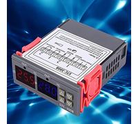Gedourain Capteur Intelligent, Thermostat Numérique, Contrôleur de Température Réglable, Interrupteur STC-3008 pour Appareils de Réfrigération et de Chauffage (12V)