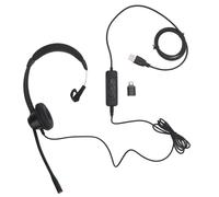 Gedourain Casque USB à Oreille Unique avec Microphone HD pour des Conversations Claires et Une Meilleure Expérience D'appel à Domicile ou au Service Client
