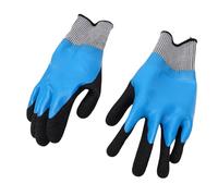 Gedourain D'électricien Isolés 1000 V de Travail de sécurité Professionnels pour les Opérations électriques Inférieures à 1000 V Caoutchouc Noir 1 Paire pour électriciens, Entrepreneurs