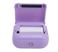 Gedourain Imprimante Thermique Portable BT Imprimante de Poche Compacte et Efficace 203 Dpi pour Billets Photos Mémos Erreurs d'impression Convient pour Le Bureau, L'école et la Maison ABS (Violet)