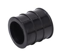 Gedourain Joint en Caoutchouc de Silencieux d'échappement, Joint en Caoutchouc de Tuyau d'échappement étanche Noir Bonne étanchéité Remplacement Direct pour Moto