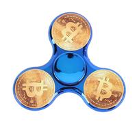 Gedourain Jouet Sensoriel Rotatif par Galvanoplastie ABS du Bout des Doigts, Rotation Stable, Idéal pour Gérer L'agitation, fabriqué à Partir d'un Matériau ABS de qualité Supérieure (Bleue)