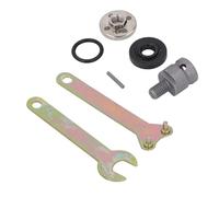 Gedourain Kit de Clés pour Meuleuse D'angle, Ensemble Complet D'outils en Acier pour le Polissage et le Meulage dans les Projets de Menuiserie