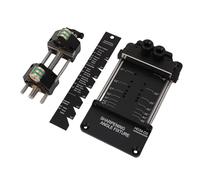 Gedourain Kit de Gabarit D'affûtage de Burins, Système de Guidage D'affûtage Durable pour les Menuisiers en Alliage D'aluminium