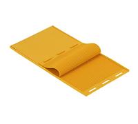 Gedourain Moule de Presse à Cire D'abeille Feuille de Fondation de Peigne en Caoutchouc Durable pour Fournitures D'apiculture 5,4 Mm Jaune 2 Pièces pour Faire Une Feuille de Cire D'abeille ou un