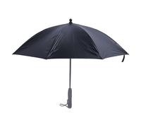 Gedourain Parasol de Protection UV Portable avec Ventilateur de Pulvérisation de Brume UPF 50 + Fonction de Refroidissement pour Les Sports de Plage en Alliage D'aluminium en Fibre de Verre (Bleue)