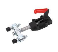 Gedourain Pince à Bascule à Dégagement Rapide Double Tête, Fixation Robuste pour le Soudage, le Perçage, le Meulage avec Pince Push-pull en Acier Haute Teneur en Carbone pour L'industrie du Travail