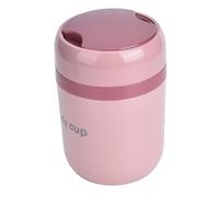 Gedourain Récipients à Soupe Isolés 500 Ml, Récipient Alimentaire en | Récipients à soupe à double paroi avec cuillère pliable, récipient étanche pour aliments chauds pour bureau et école