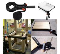 Gedourain Sangle de Serrage d'angle Réglable à 4 Mâchoires, Pince de | Pince à sangle avec poignée à vis, pince d\'angle pour le travail du bois pour armoire, tiroir et formes étranges