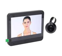 Gedourain Système D' Vidéo sans Fil Intelligent 1080P avec Moniteur pour la sécurité à Domicile, Prise en Charge iOS Anglais et Chinois ABS Noir