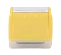 Gedourain Tampon à Rouleau de Protection d'identité à Usage Polyvalent avec Recharge D'encre, Tampon à Rouleau Compact de Protection de la Vie Privée pour Dissimulation D'adresse, Idéal pour les