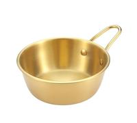 GEDOX Vin traditionnel coréen - Casserole de camping en acier inoxydable | Intestinal de camping avec poignée | Vin de bol coréen | Bols à vin traditionnels coréens avec poignée | Marmite à bols,