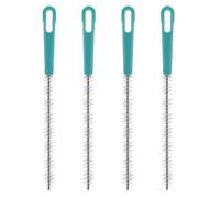 GEDRACKPMYN Brosses stériles pour trachéostomie, 4 pièces de Nettoyage de Paille Extra Longues, brosses de Nettoyage de tuyaux avec Manche en Plastique Confortable, Nettoyeur de Tube