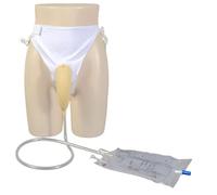 GEDRACKPMYN Cathéter Externe - Collecteur d'urine en Silicone réutilisable et Confortable pour Usage Domestique avec 2 Sacs de cathétérisme (1000 ML et 2000 ML),Older People