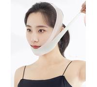 GEDRACKPMYN Dispositif Anti-ronflement réglable, Masque Facial, Bandage, Maintien de la Bouche fermée, mentonnière Anti-ronflement, Maintien de la Bouche fermée Pendant Le Sommeil, Femmes Hommes