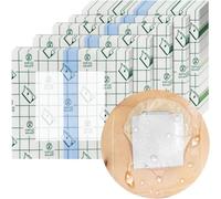 GEDRACKPMYN Lot de 30 Housses de Protection de Douche pour Sac d'ostomie (10 x 12 cm), Film de Protection de Bain pour stomie avec Coussinet Non Collant, Protection de Douche