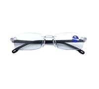 GEDRACKPMYN Lunettes de Lecture, Changement de Couleur, Anti-Bleu, Zoom Automatique, Lunettes de presbytie, Film Bleu, Lunettes de Lecture à lumière Bleue intégrées, Anti-Fatigue oculaire