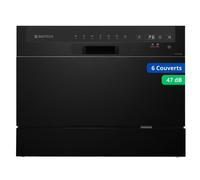 GEDTECH - Lave vaisselle Table Top GLV6T47BL - 6 couverts - 47 dB - Dpart diffr