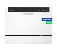 GEDTECH - Lave vaisselle Table Top GLV6T47WH - 6 couverts - 47 dB - Départ différé