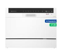 GEDTECH - Lave vaisselle Table Top GLV6T47WH - 6 couverts - 47 dB - Dpart diffr