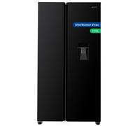 GEDTECH™ Réfrigerateur américain GSBS510BL 510L (324L + 181L) - No Frost- Noir