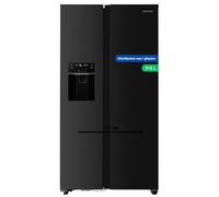 GEDTECH Réfrigérateur Américain GSBSA513DX Side by Side 513L - Distributeur d'eau et machine à glaçons automatique