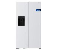 GEDTECH Réfrigérateur Américain GSBSA513WH Side by Side 513L - Distributeur d'eau et machine à glaçons automatique