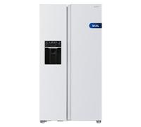 GEDTECH Réfrigérateur Américain GSBSA513WH Side by Side 513L - Distributeur d'eau et machine à glaçons automatique