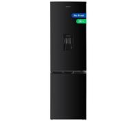 GEDTECH Réfrigérateur combiné GCB253NFBL conglateur bas 253L ( 182L 71L ) - Distributeur d'eau - No Frost - Noir