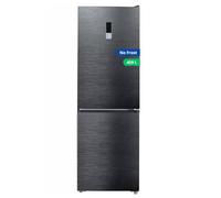 GEDTECH Réfrigérateur combiné GCB409NFDX congélateur bas 409L (267L + 142L) - No Frost (Pas de Givre) - Dark Inox