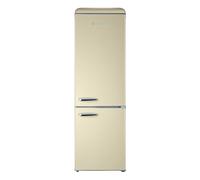 GEDTECH Refrigerateur combiné vintage GCBV310CR - Congélateur bas - Crème - Capacité 310 L - Faible conso