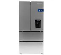 GEDTECH Réfrigerateur multi-portes 523L GMPFD523IX (323L + 183L) - Distributeur d'eau - Inox