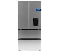 GEDTECH Réfrigerateur multi-portes 523L GMPFD523IX (323L + 183L) - Distributeur d'eau - No Frost - Inox