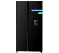 GEDTECH Réfrigérateur multi-portes GSBS510BL 510L (324L + 181L) - Distributeur d'eau - Noir
