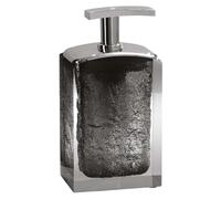 Gedy Antares Distributeur de Savon, résine, Gris, 6,2 x 8 x 15,5
