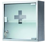 Gedy - Armoire PHARMA Verre/Acier INOX. CHROMÉ - Gedy - G-JO351300000
