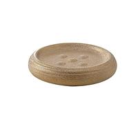 Gedy Astrid Porte-Savon en céramique Doré 12 x 12 x 2,6 cm