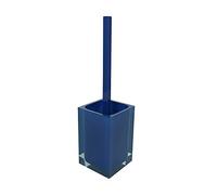 Gedy Auckland Bleu, Dimensions et Poids : 37,5 x 9,8 x 9,8 cm et 0,855 kg, Fabriqué en résine transparente de haute qualité, brosse de toilette Design de R&D, fait à la main, 2 ans de garantie, unique