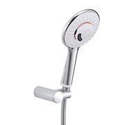 Gedy Bianca G 00, Douchette diffuseur de musique flexible, système Bluetooth V4, pomme de douche 150 cm avec finition chromée, 2 ans de garantie, filtre de douche inclus, unique