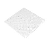 Gedy Blanc G-Solid antidérapant Douche avec ventouses, Dimensions : 53 x 53 cm, Tapis de Bain en résine, Finition, Design R&S, fabriqué en Italie, Tapis Lavable en Machine, 2 Ans de Garantie, Unique