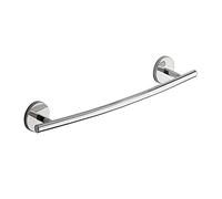 Gedy Cebu, Porte-Serviettes chromé, Porte-Serviettes de Bain 45 cm, Dimensions 6 x 45,5 x 8 cm et Poids 0,328 kg, Porte-lingette en Acier Inoxydable et Cromall, 10 Ans de Garantie, Design : R&S