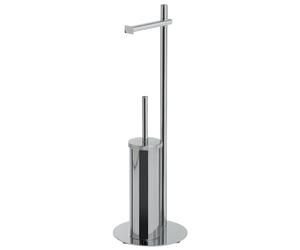 Gedy Circe Colonne Porte-Rouleau et Brosse à Brosse Chrome