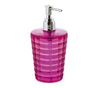 Gedy - Distributeur de savon Fushia ACIDE Glady - Dispenser de savon Rose, Ronde, en Plastique, 1 unité