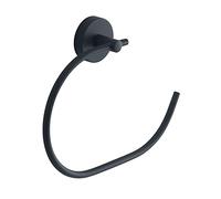 Gedy Eros Porte-Serviette en Acier Inoxydable, Noir, 16,7 x 20,5 x 4,2 cm
