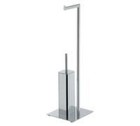 Gedy Felix Colonne Porte-Rouleau et Brosse à Brosse Chrome
