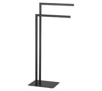 Gedy Felix Porte-Serviettes sur Pied Noir Mat