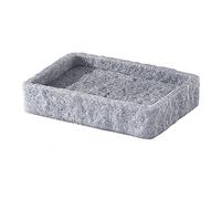 Gedy G-Canton Porte-Savon Gris, Dimensions et Poids : 2,4 x 12,2 x 8,6 cm et 0,33 kg, Porte-Savon Solide en résine et Sable, Finition Anthracite, Design R&D, 2 Ans de Garantie
