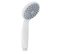 Gedy G-Easy 03 Douchette 1 Jet, pommeau ABS avec Finition Blanche, 5 Ans de Garantie, Design R&S, Filtre de Douche Anti-Sable Inclus, Unique